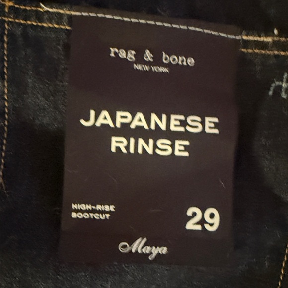 (RB-44) Rag & Bone Maya High - Rise Bootcut in Rinse NWT - Picture 5 of 7